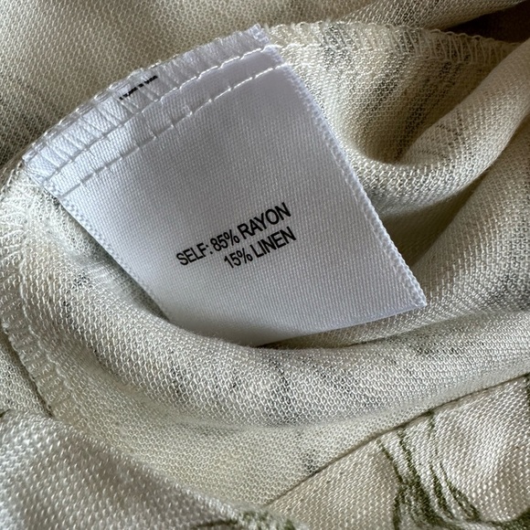 Jane + Delancey Horse Linen Button Down Shirt Women’s Sz Large Boho - Picture 4 of 6